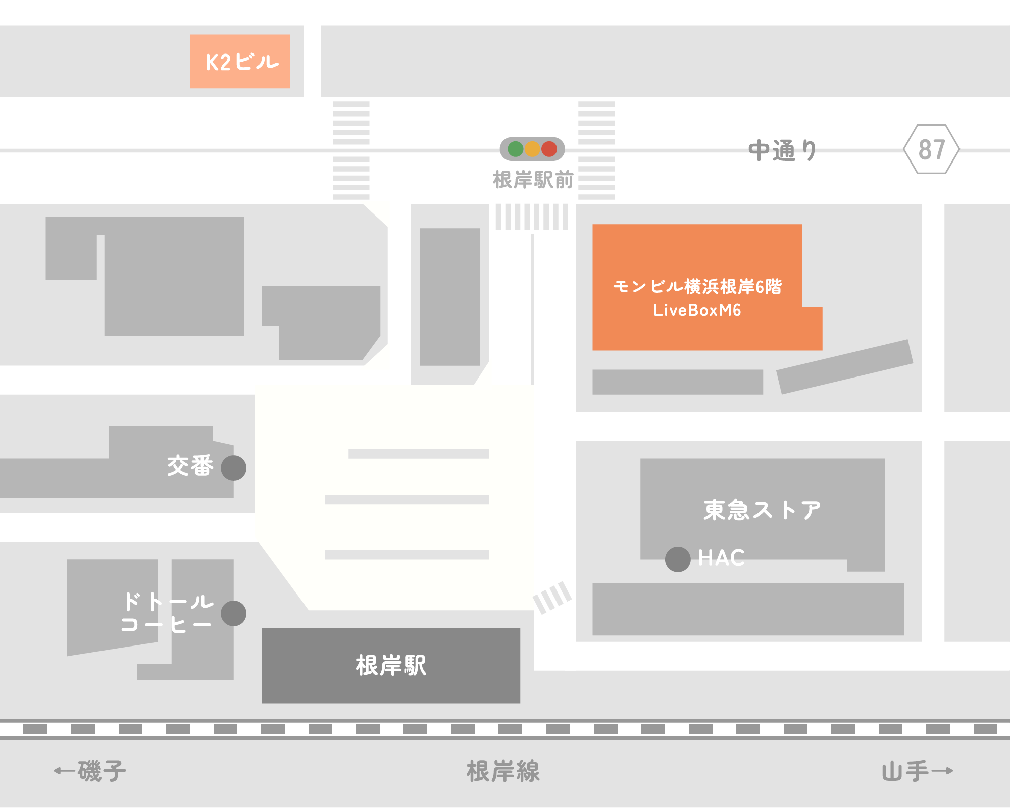 Live Box M6（モンビル横浜根岸6階） 地図